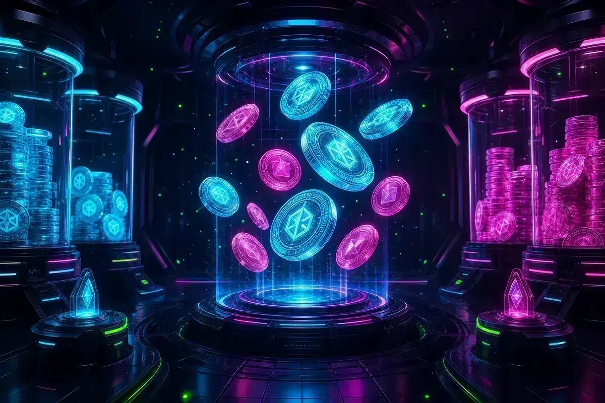 Holographic vault with virtual Holo Tokens